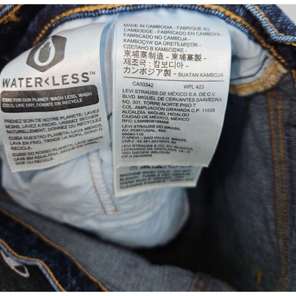 Levis 501 Original Fit Womens Sz 31 Button Fly Straight Leg High Rise Blue - Picture 12 of 13